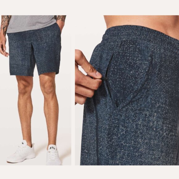 lululemon athletica Other - LULULEMON Men's Medium Pace Breaker Short 8.5" Short Liner Swift Ultra Navy Blue